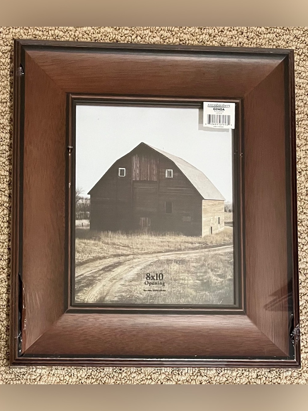 Brown Wood Picture Frame - Genoa by Aaron Brothers